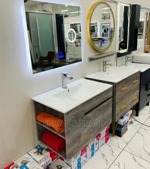 80cm Cabinet Ans Led Mirror Set