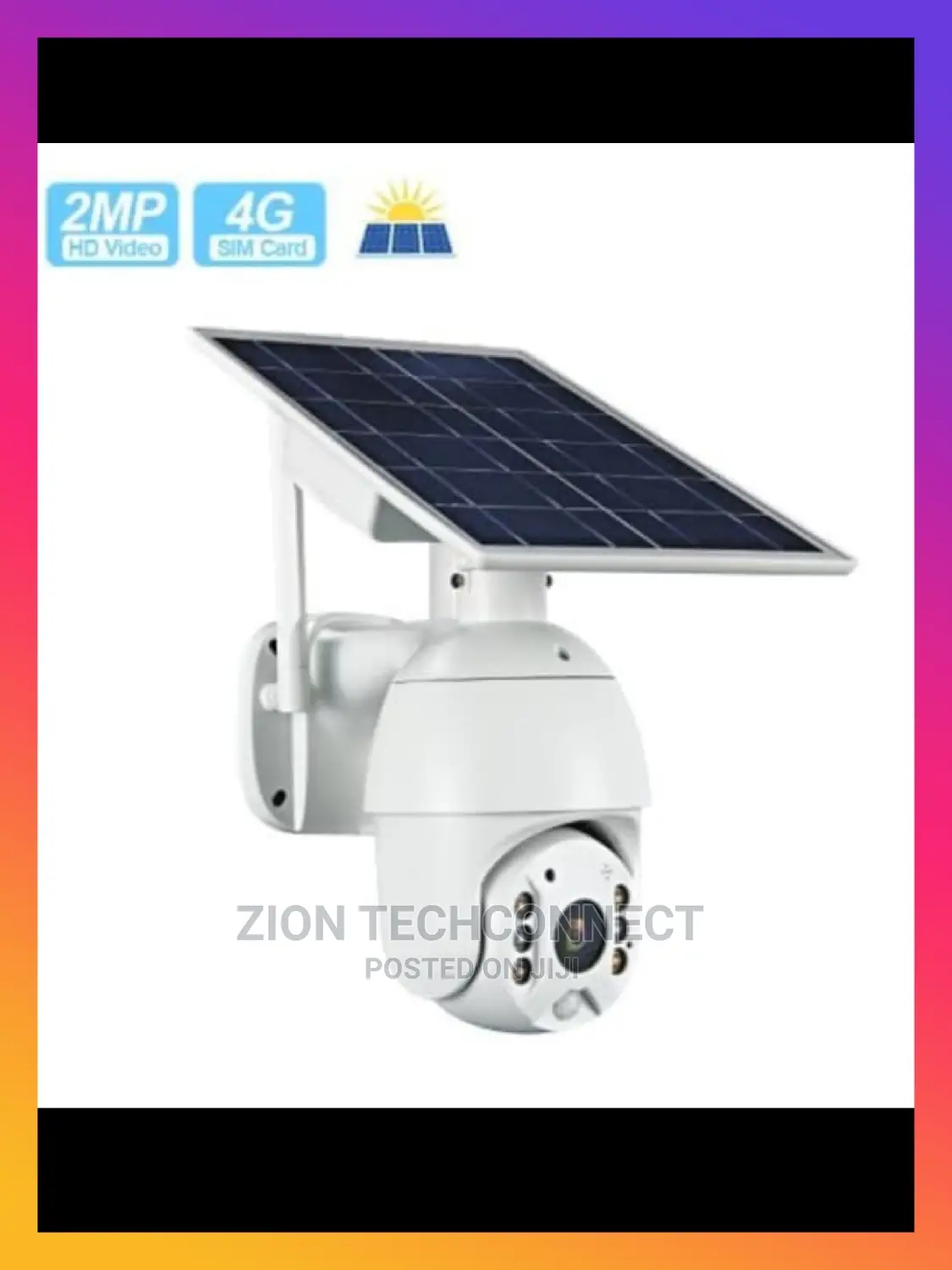 Solar Ptz Camera With Motion Tracking