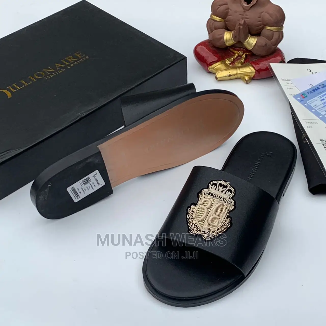 Billionaire Leather Slipers