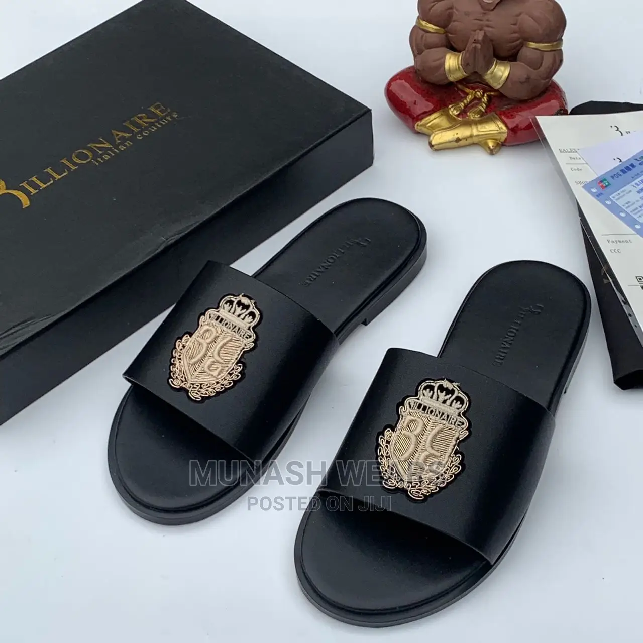 Billionaire Leather Slipers