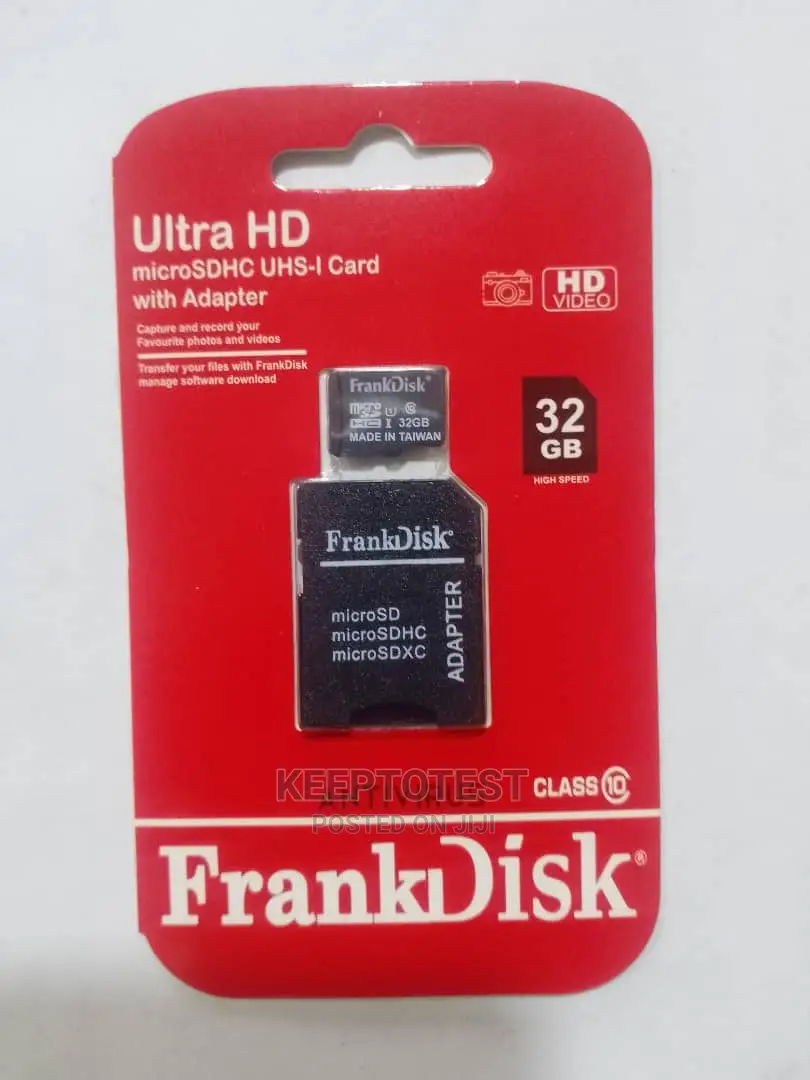 Frankdisk 32gb Memory Card Microsdhc With Adapter