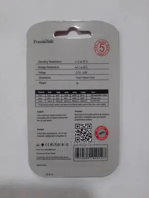 Frankdisk 64gb Memory Card Microsdhc Ultra Hd With Adapter