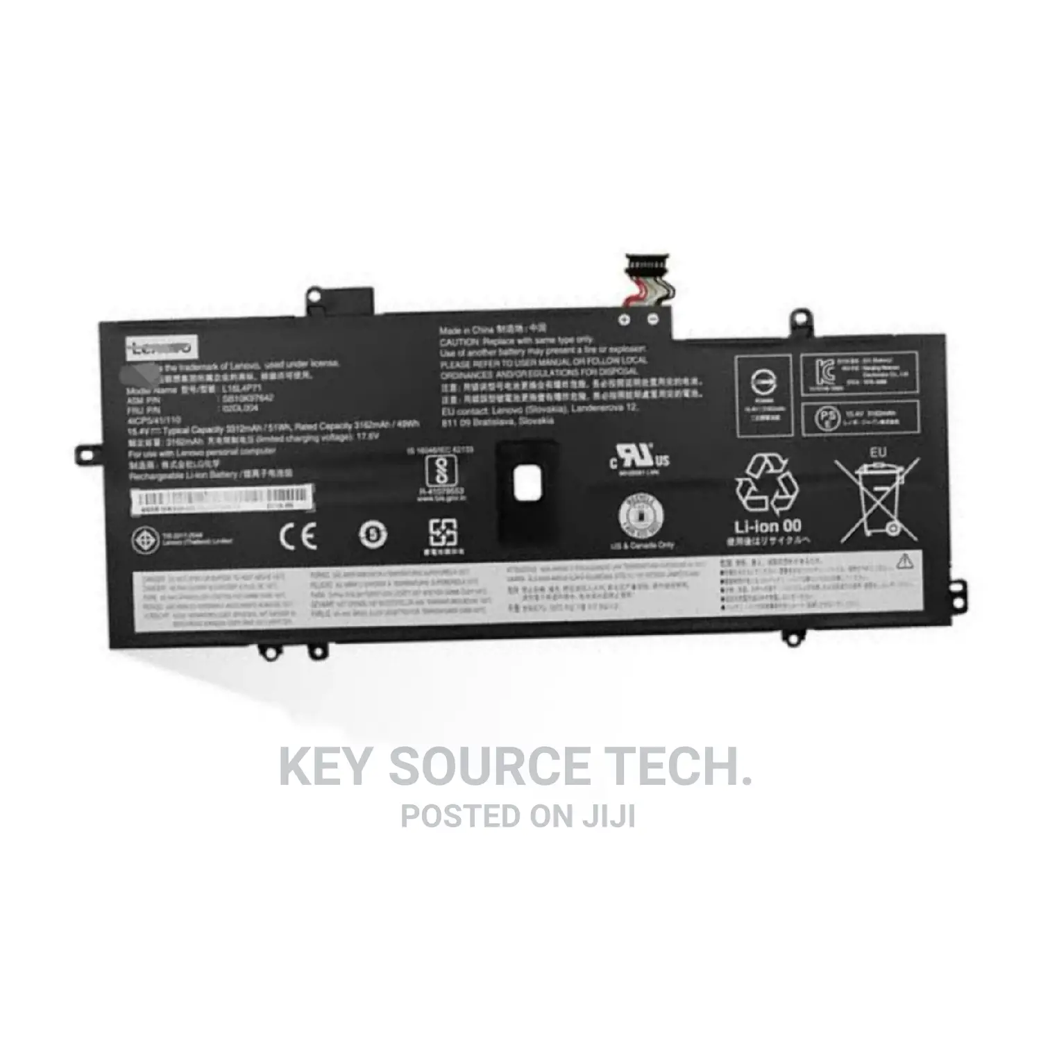LENOVO Thinkpad X1 Carbon 7th Gen Laptop Battery Year 2019