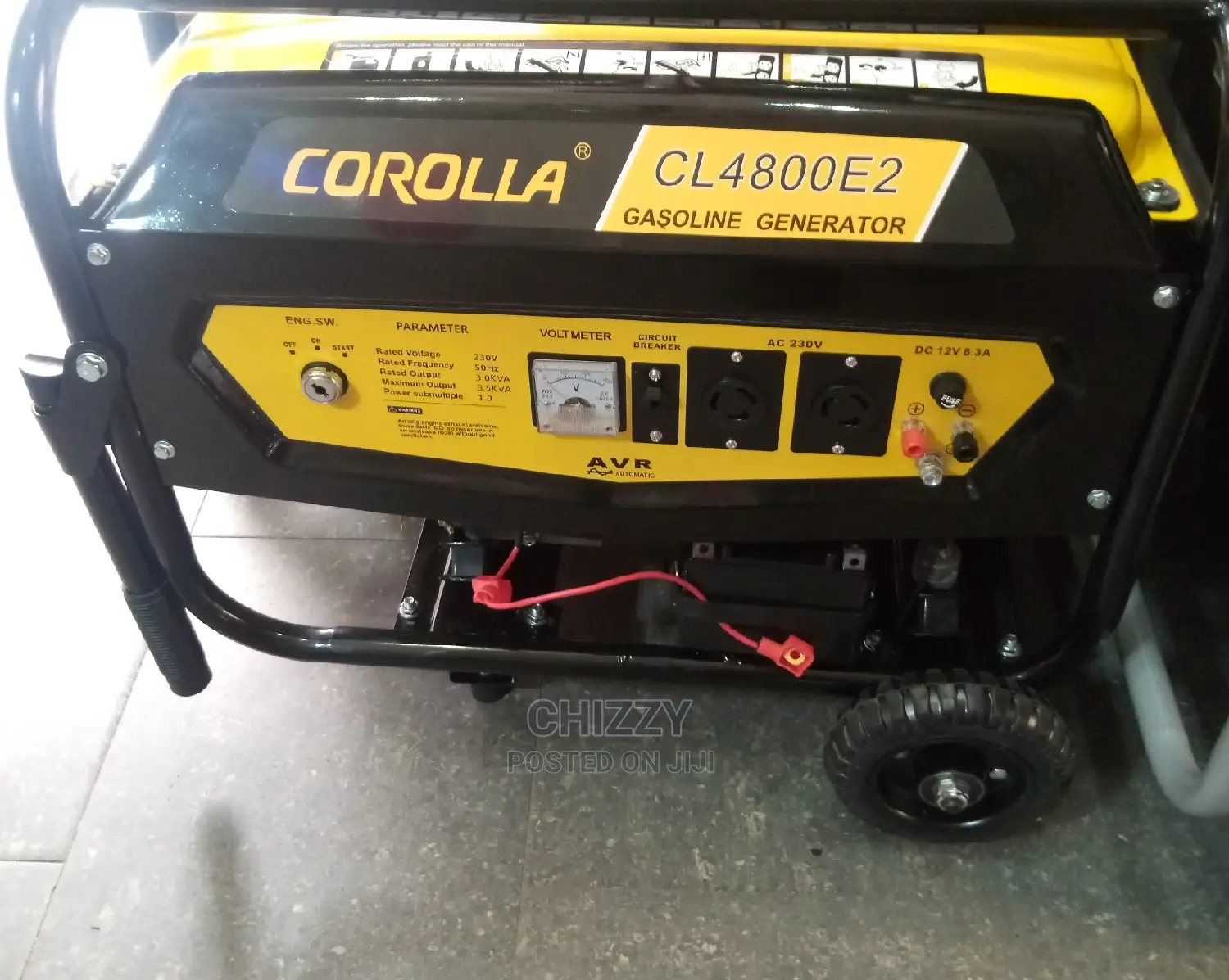 Corolla Generator 100%Copper Wire 3.5kva