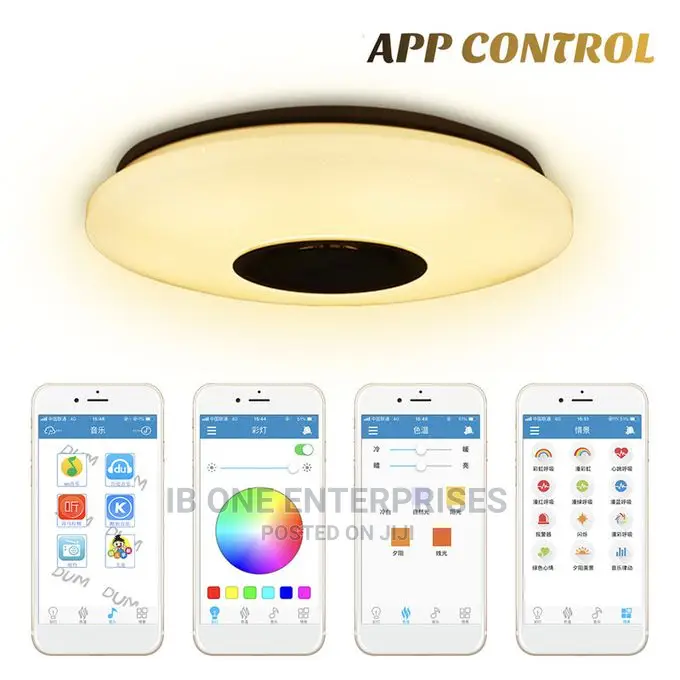 Free Delivery Ceiling Light App Bluetooth Music Speaker