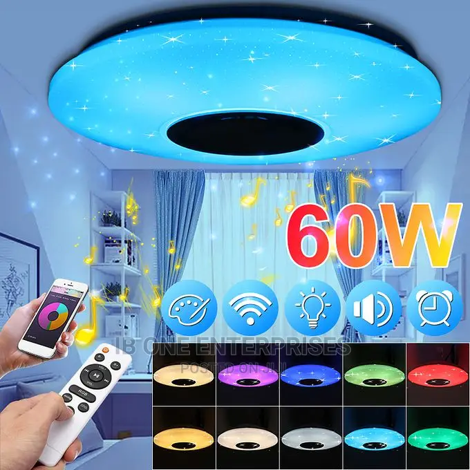 Free Delivery Ceiling Light App Bluetooth Music Speaker