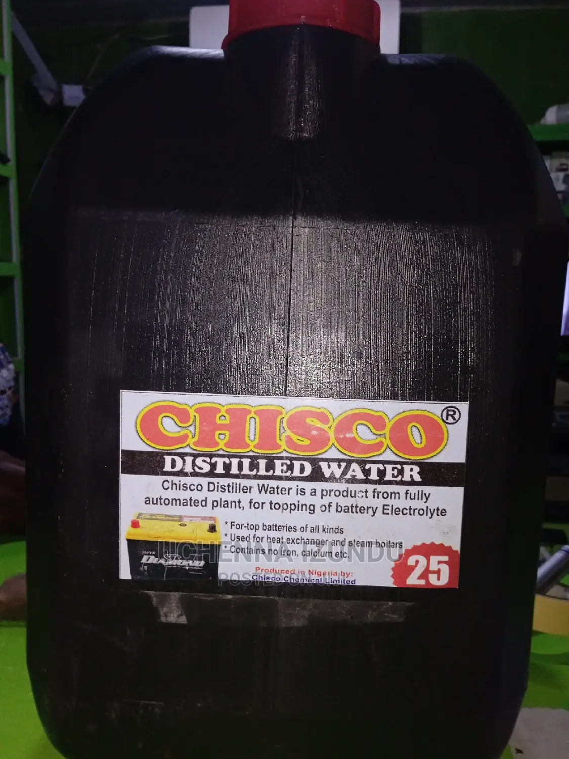 25 Litres Of Distilled Water