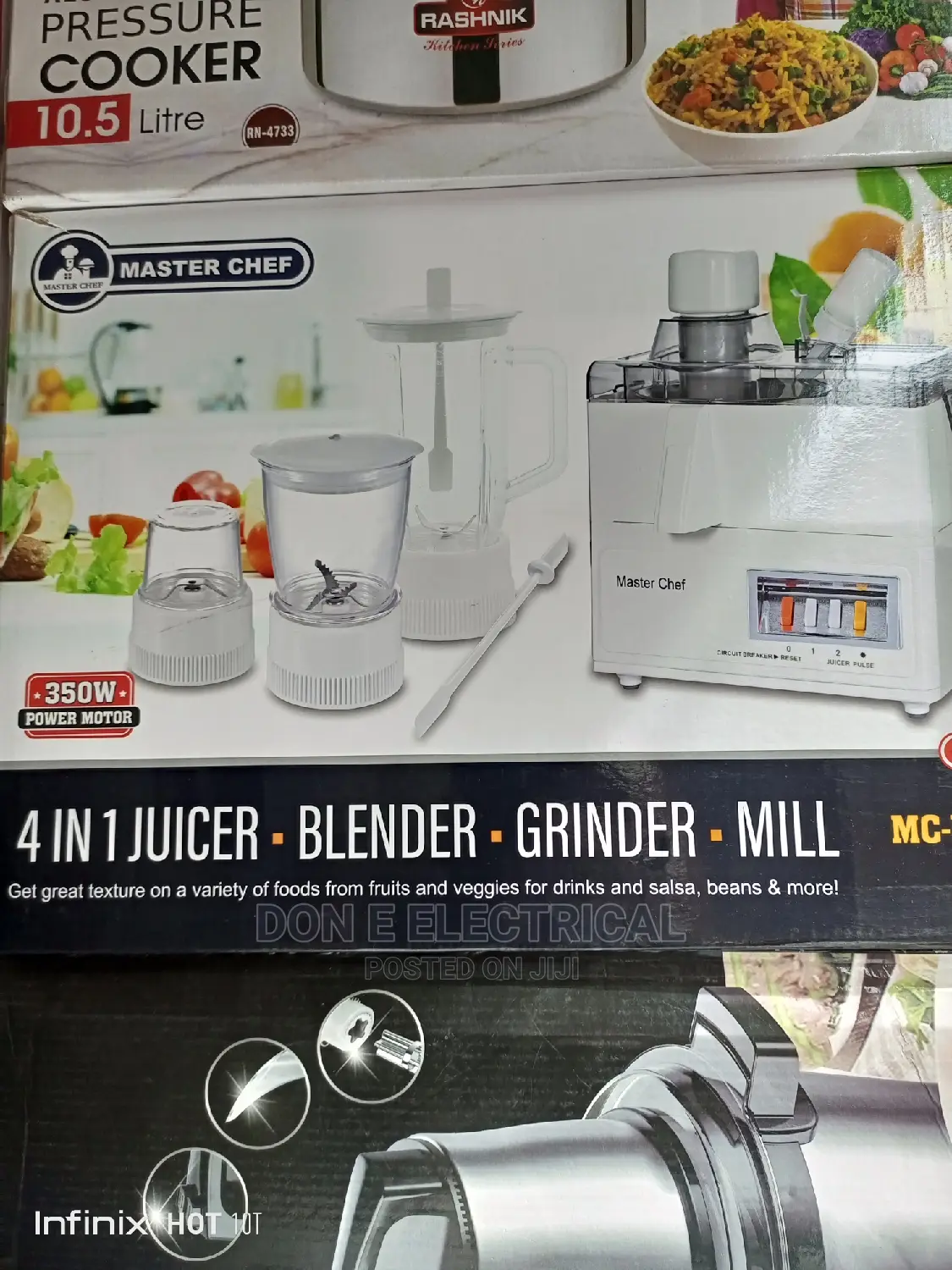 4 In 1 Juicer Blender Grinder