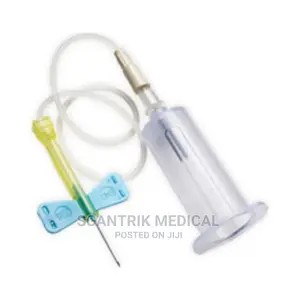 Quality Medical 21G Blue Butterfly Needles