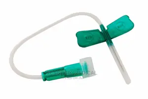 Sterile Single 21G Safety Needles Butterfly Needles,