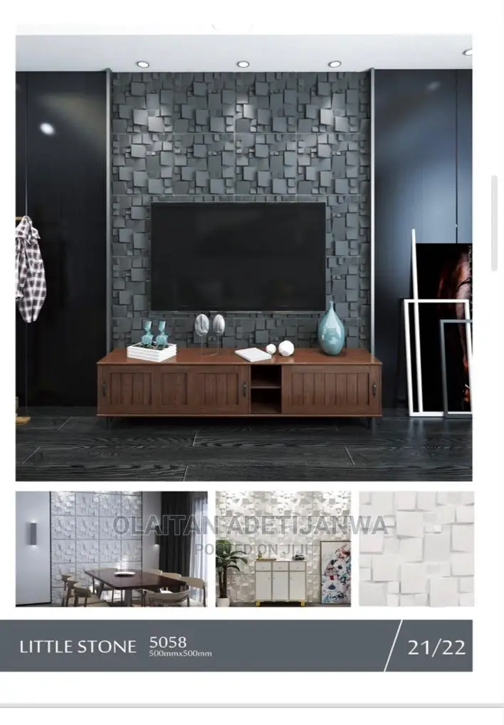 Premium 3D Wallpanel -- Check Slide