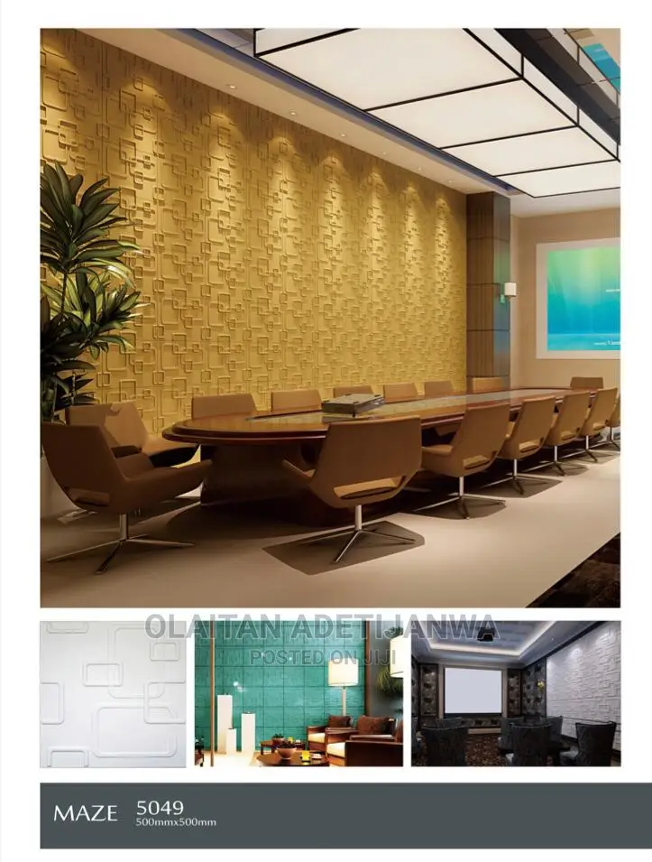 Premium 3D Wallpanel -- Check Slide