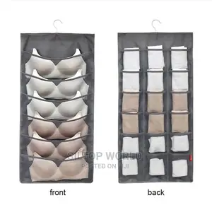 Double Sided Hanging Underwear Storage Bag