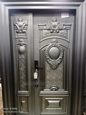 4ft:9 Inches Frame Semi Cast Copper Entrance Security Doors