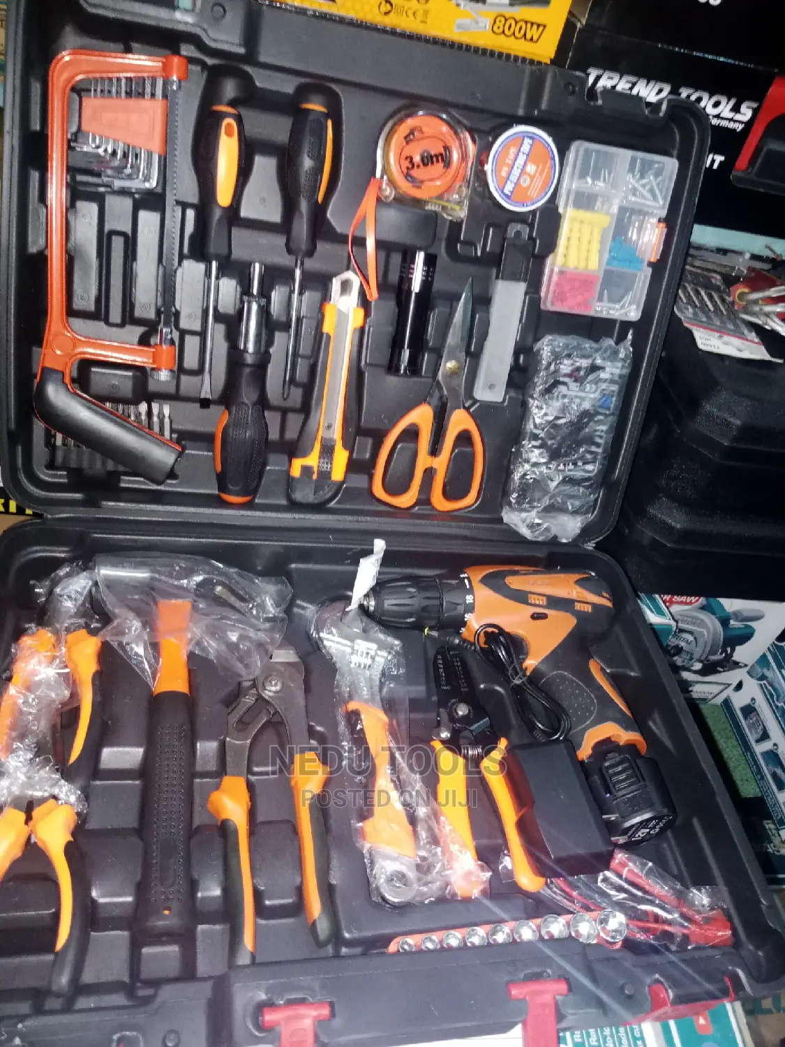 Tools Box With Battery Drill