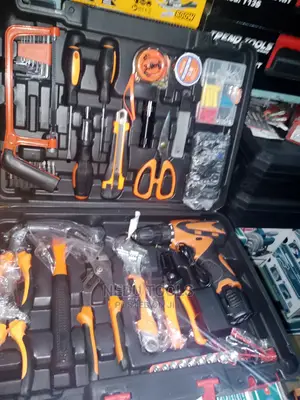 Tools Box With Battery Drill