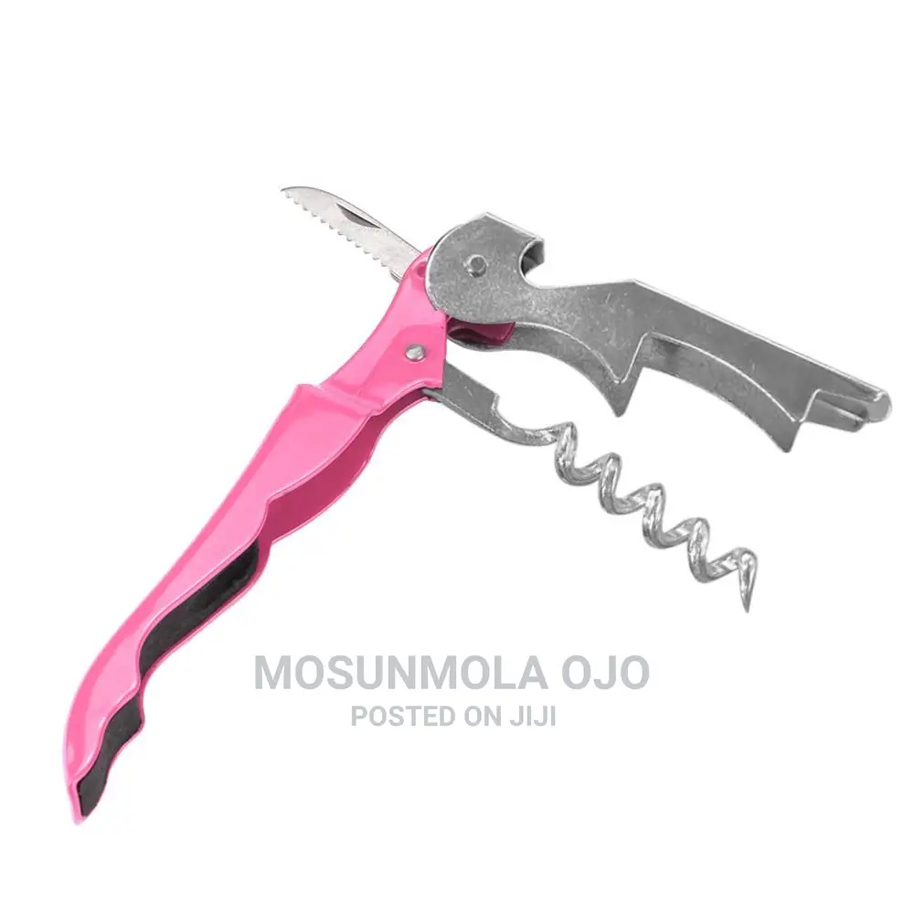Stainless Steel Cork Screw Multifunction Wine Cap Opener