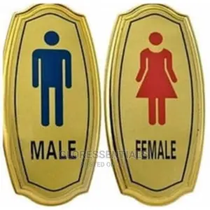 Male Female Toilet Door Sign