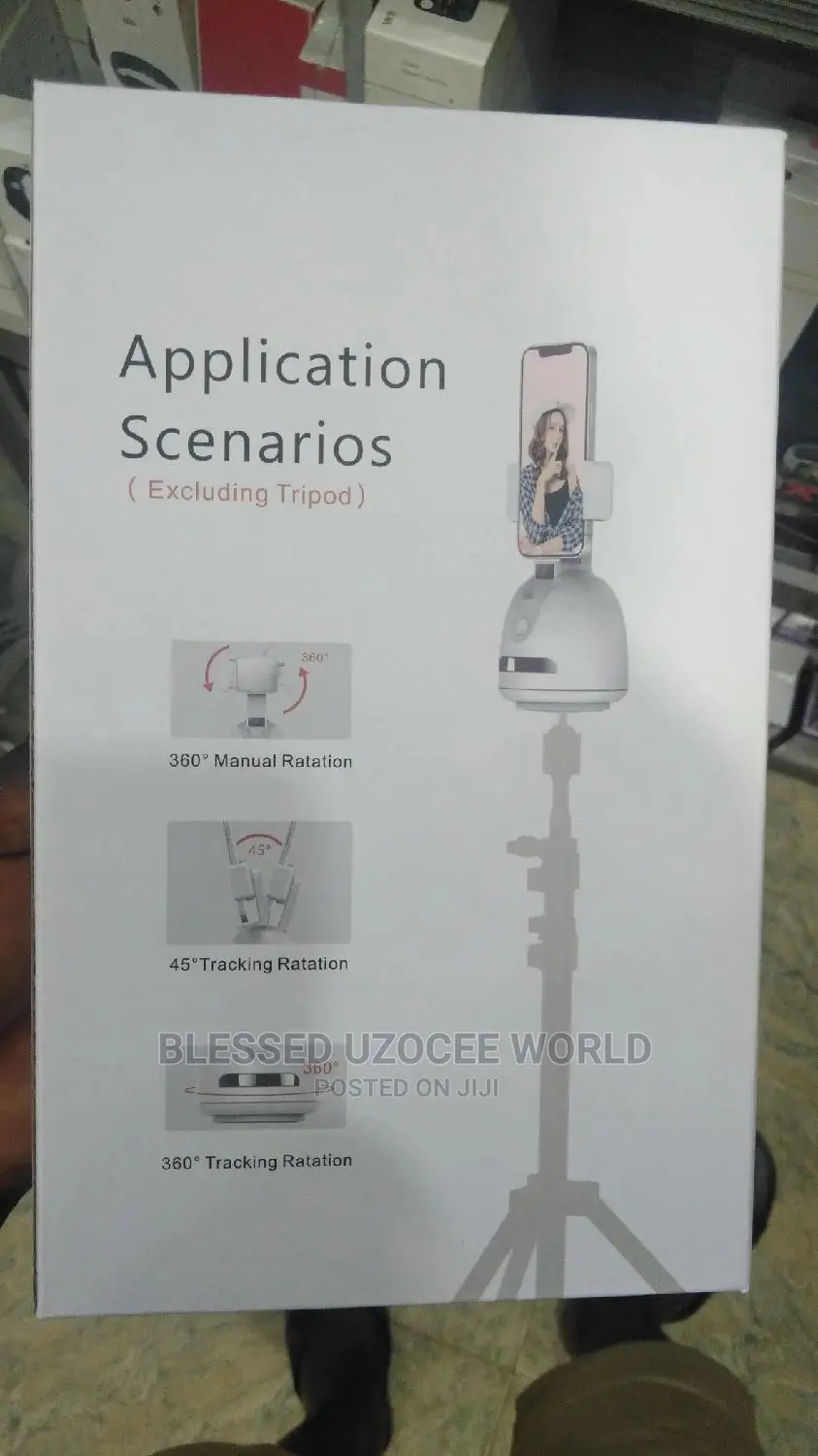 Intelligent 360°Auto Camera Tracking Phone Holder Recharge