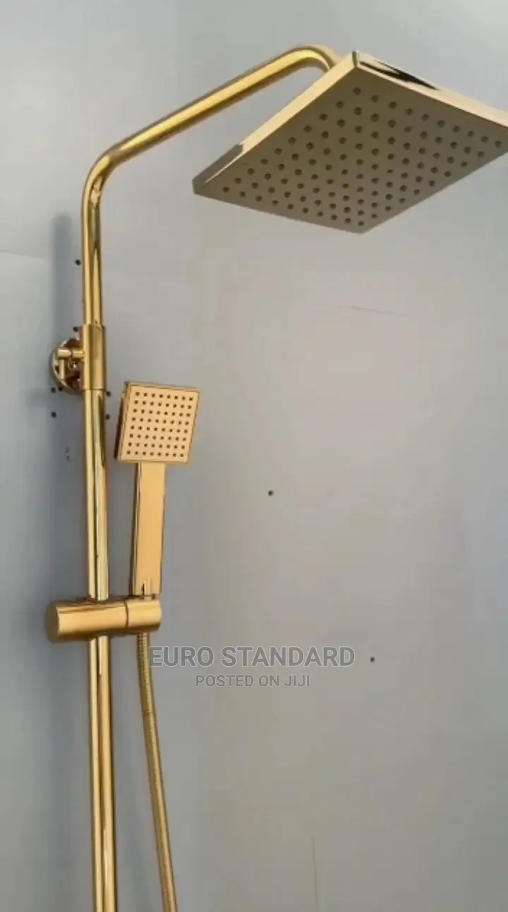 Gold Standing Shower