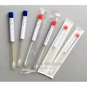 Sterile Viscose Head Wooden Stick Transport Swab