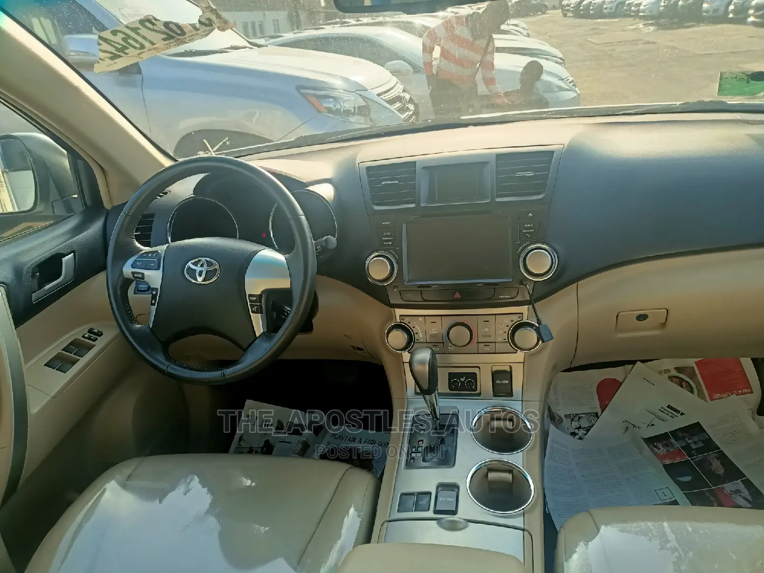 Toyota Highlander Limited 2012 White