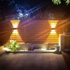 Unique Up Down 6 Lights Outdoor LED SOLAR Wall Light