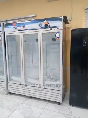 Display Refrigerator Show Glass Polystar,3 Doors,Fast Chill