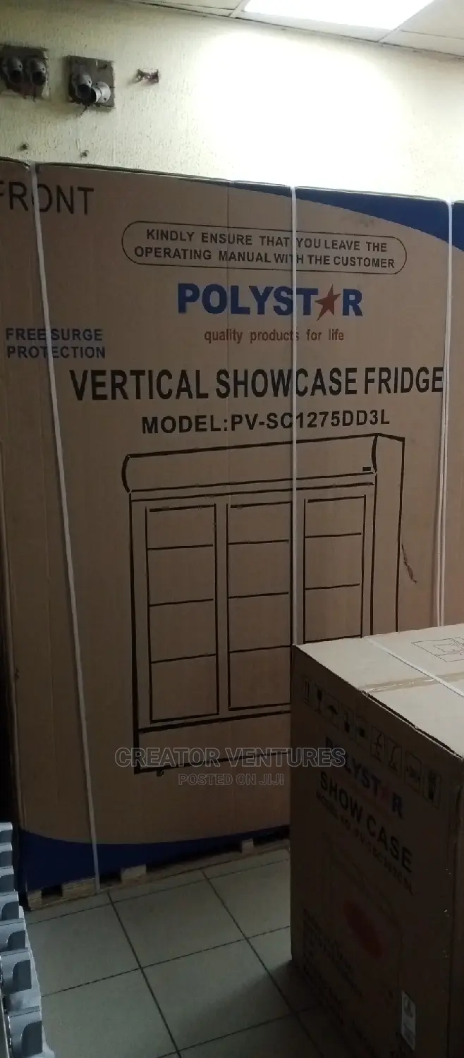 Display Refrigerator Show Glass Polystar,3 Doors,Fast Chill