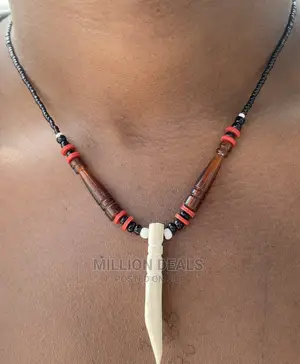 Classic Afro Inspires Men’S Necklace
