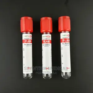 Portable Blood Collection Tubes Plain for Laboratory