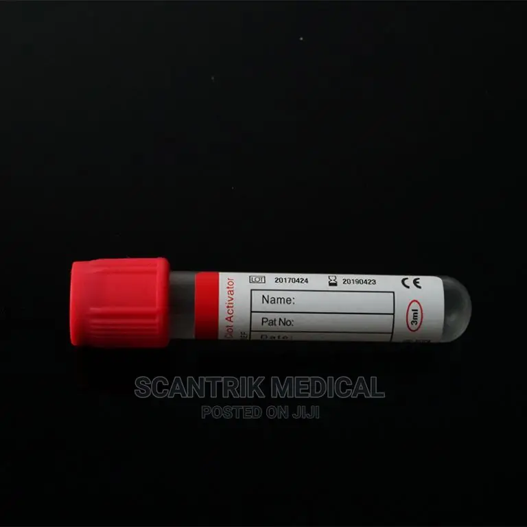 13*75mm Red Plain Red Vacuum Blood Collection