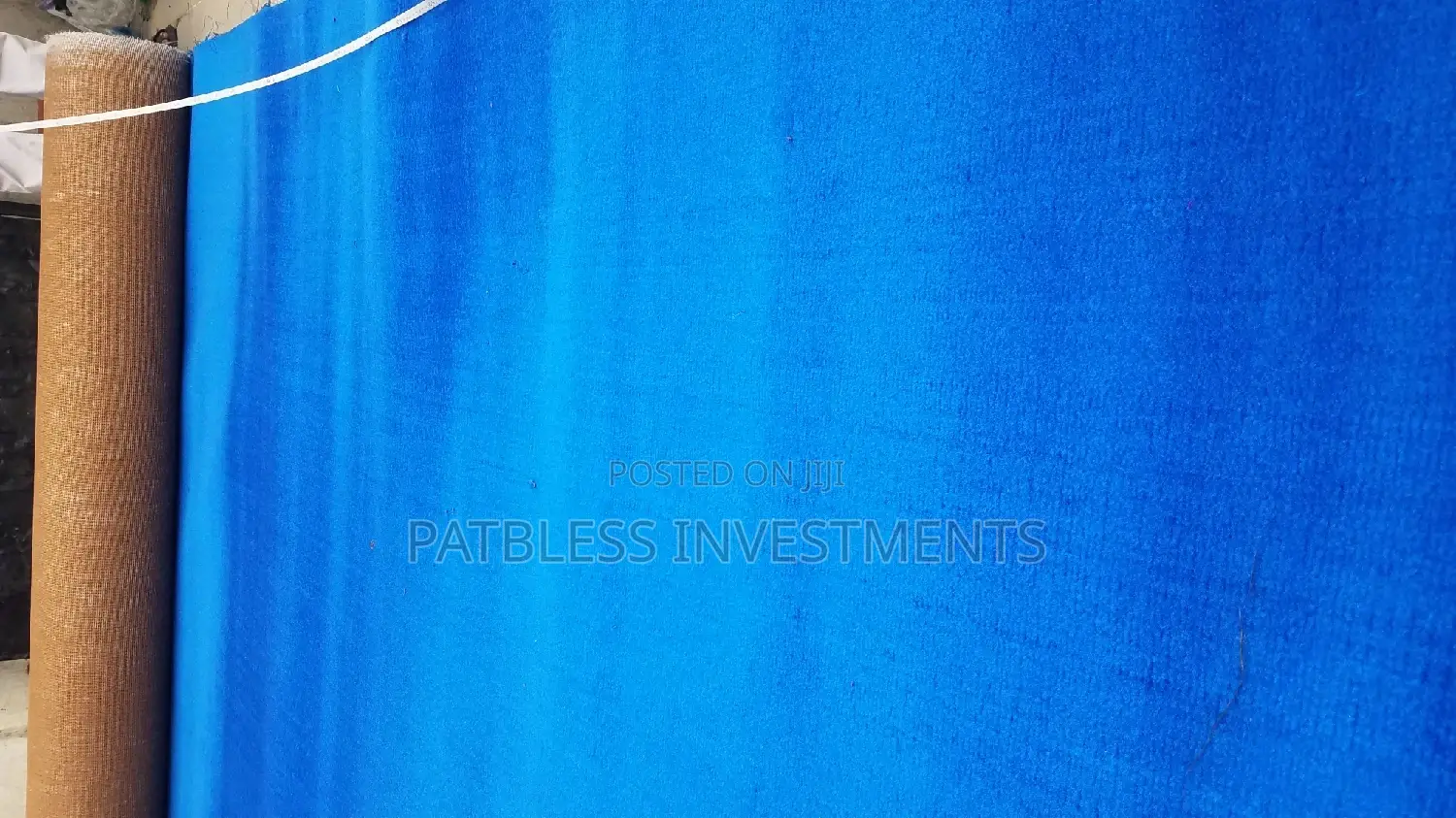 Super Blue , Super Fire Red Rug #8000 Per Square Meter.