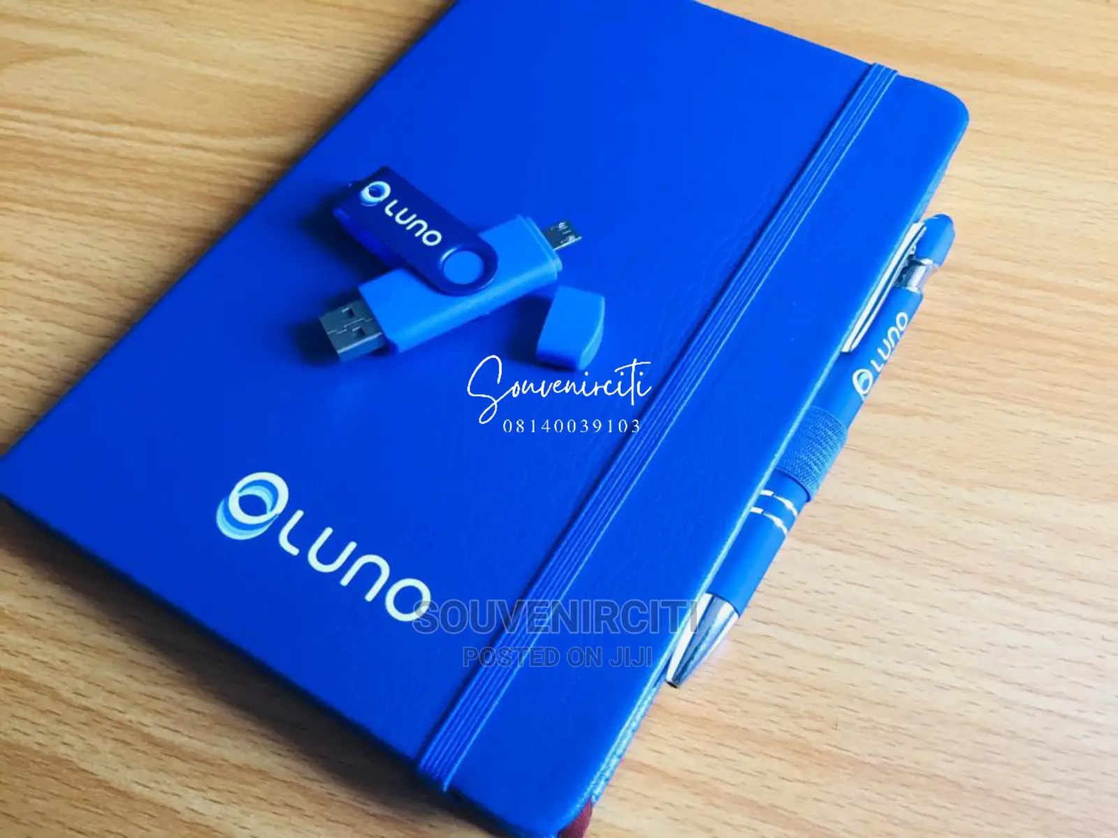 Notepad , Pen , Flash Drive Corporate Gift Set