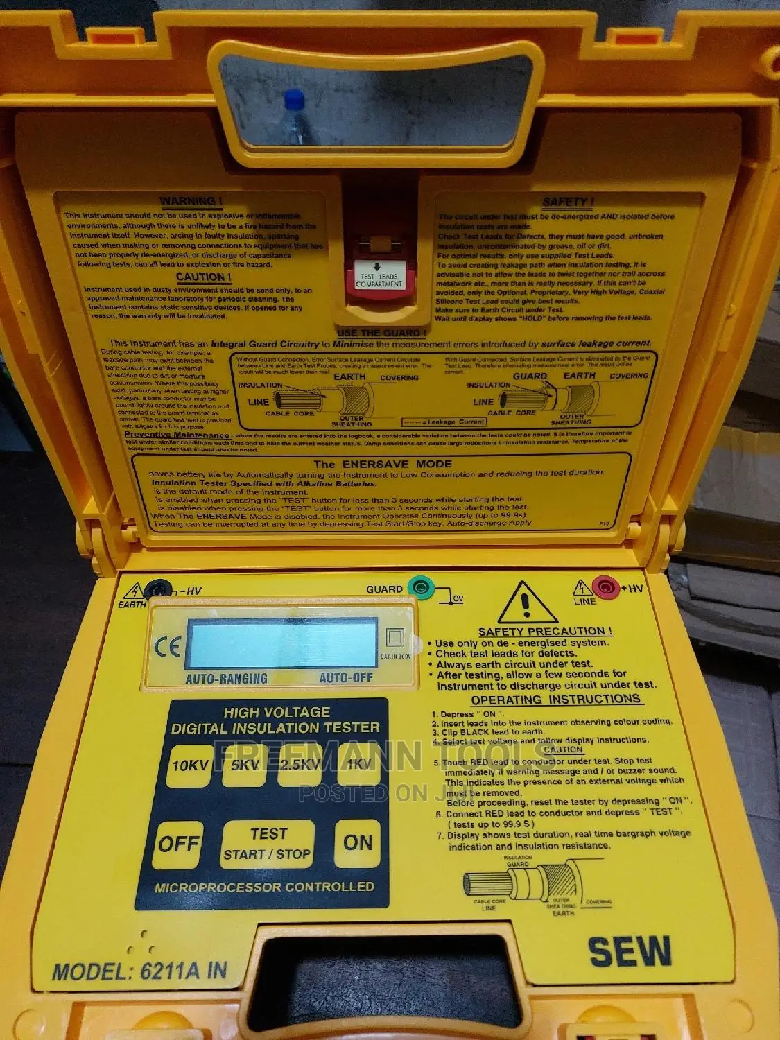 Sew 6211A 10KVA High Voltage Insulation Tester