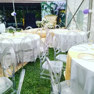 Transparent Banquet Chairs for Rent