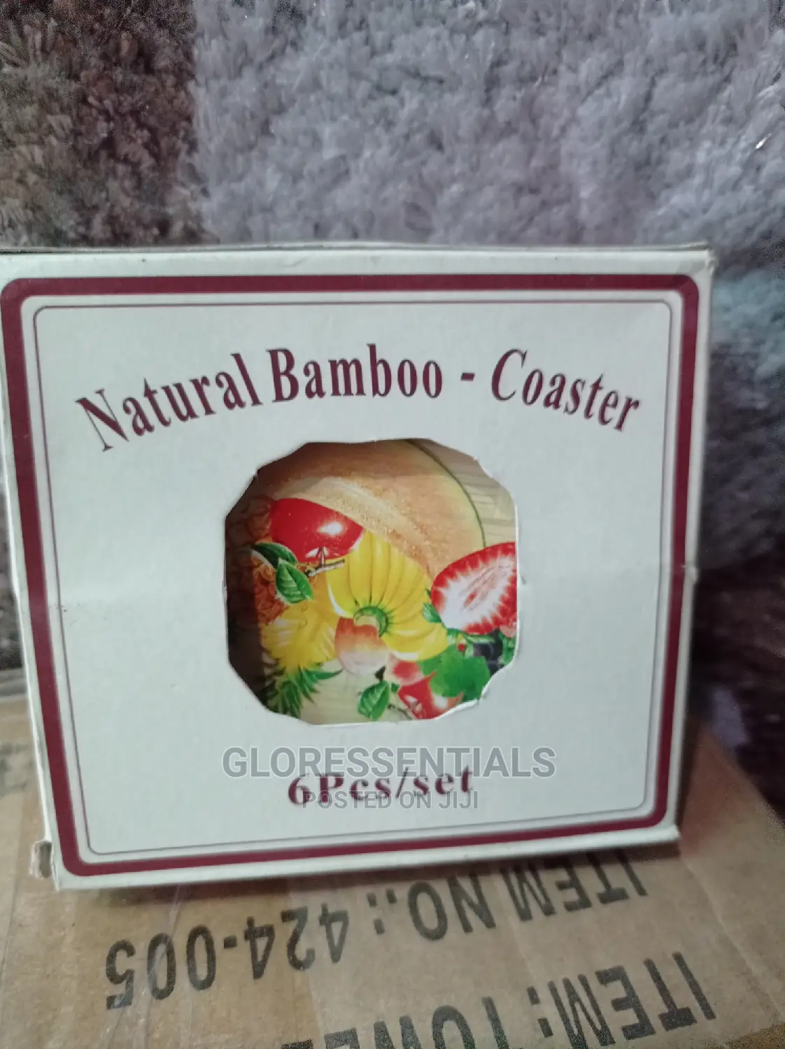 Bamboo Coaster Drink Beer Cover