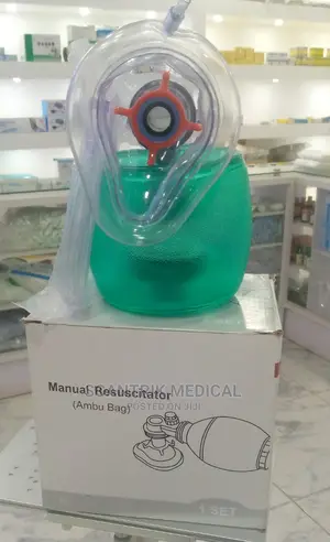 Manual Resuscitator 1500 Ml Adult Ambu Bag + Oxygen Tube