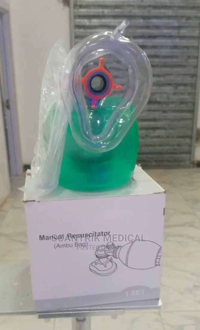 Manual Resuscitator Ambu Bag Natural White