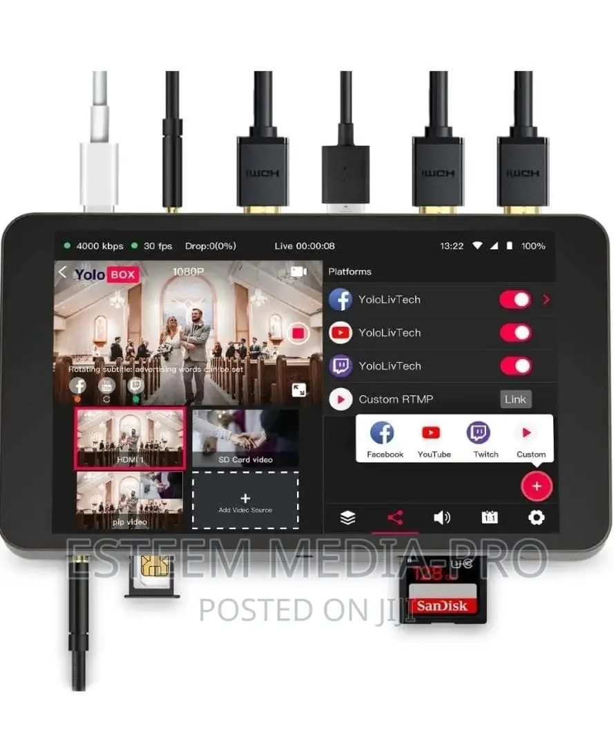 Yolobox Live Streaming Encoder