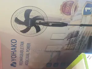 Yohako Rechargeable Solar Fan