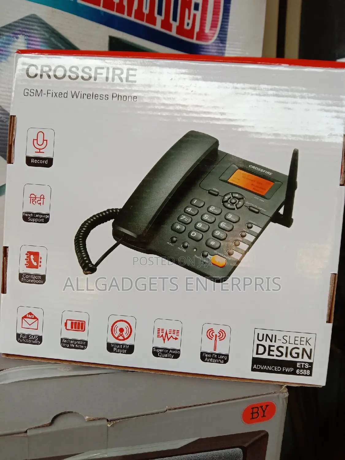 Cross Fire GSM Table Phone Double Sim