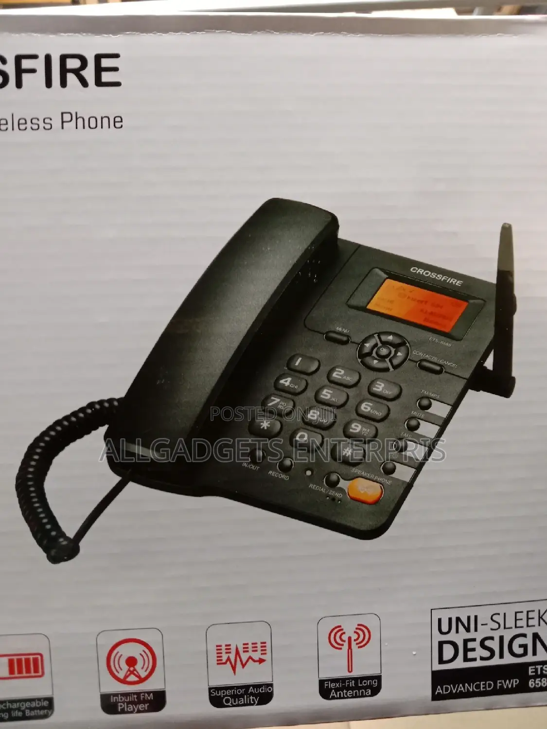 Cross Fire GSM Table Phone Double Sim