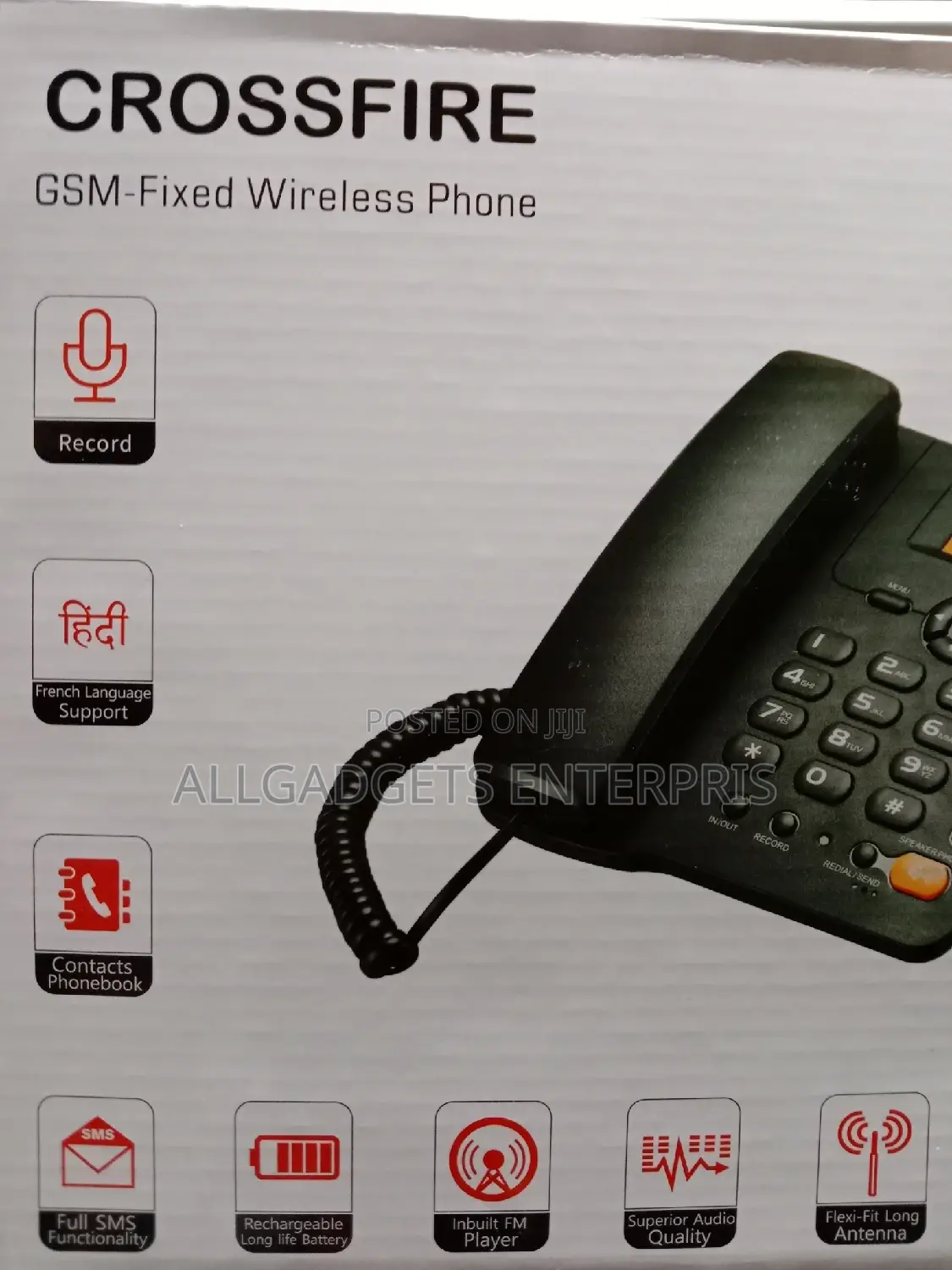 Cross Fire GSM Table Phone Double Sim