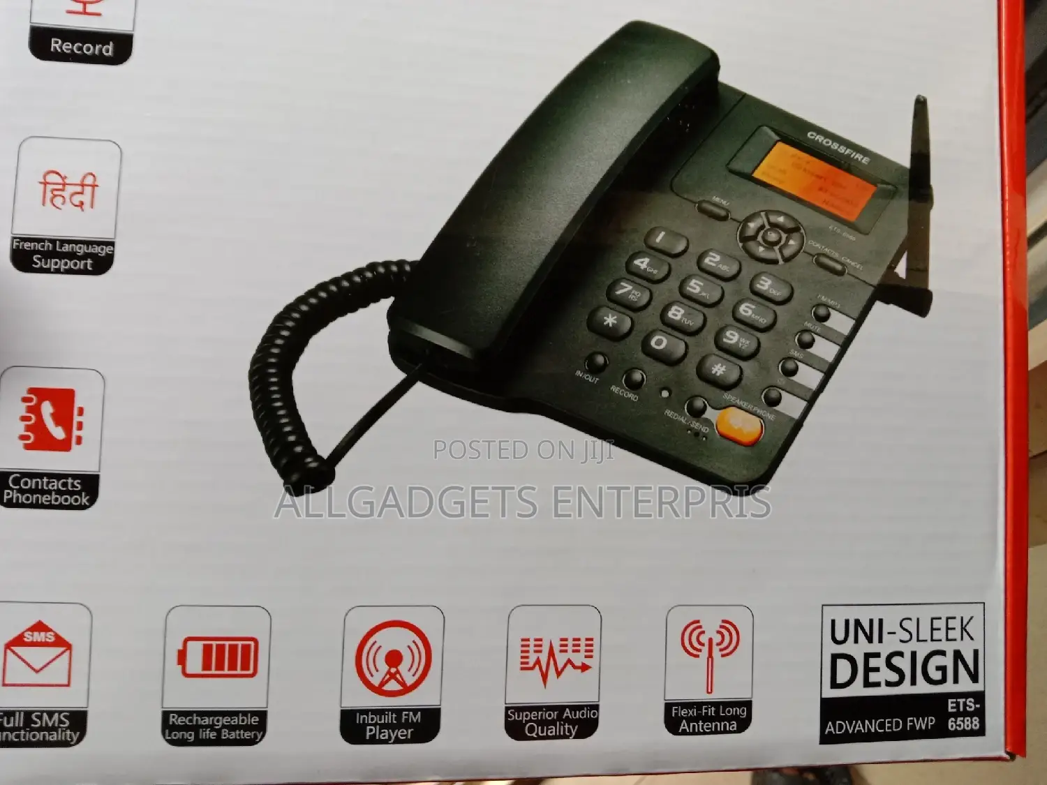 Cross Fire GSM Table Phone Double Sim