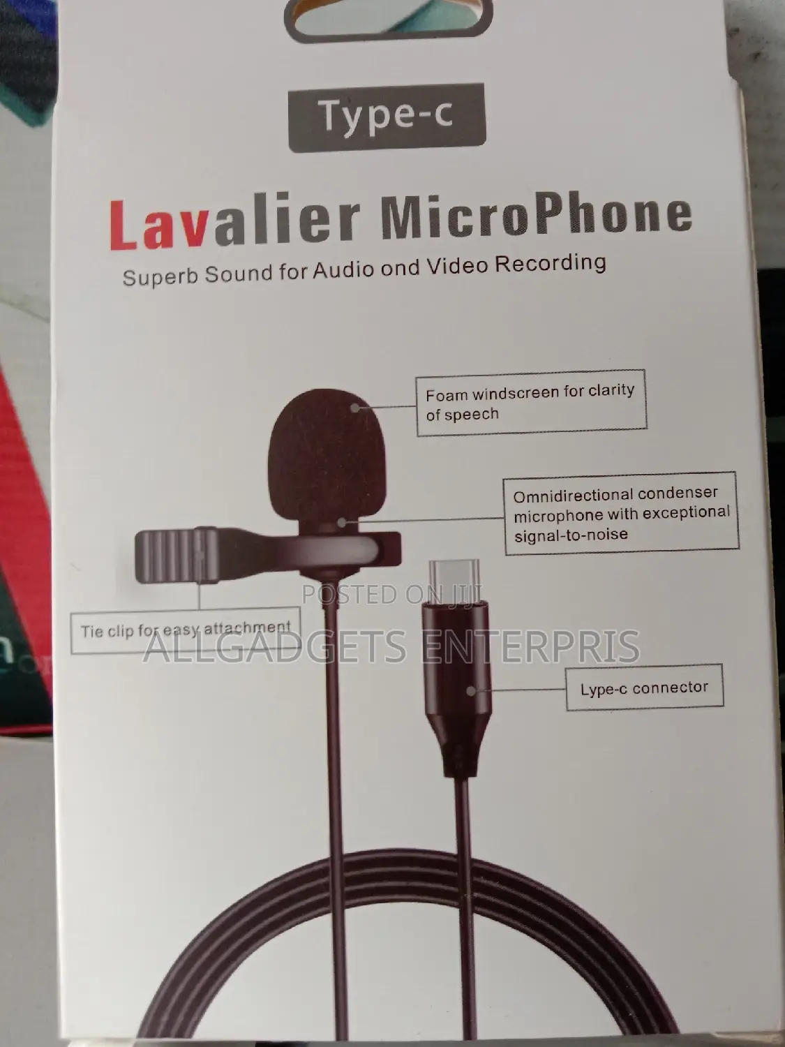 Lavalier Type C Microphone