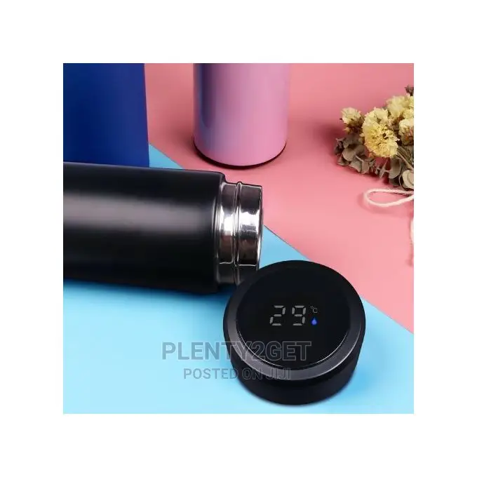 Intelligent Temperature Display Vacuum Flask 500ml-Black 3.