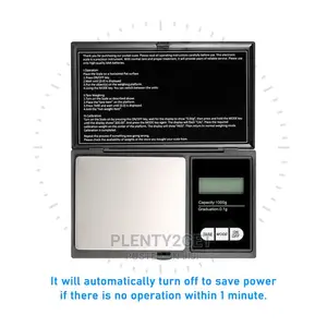 Mini Pocket Digital Scale LCD Display - 1000g/0.1g