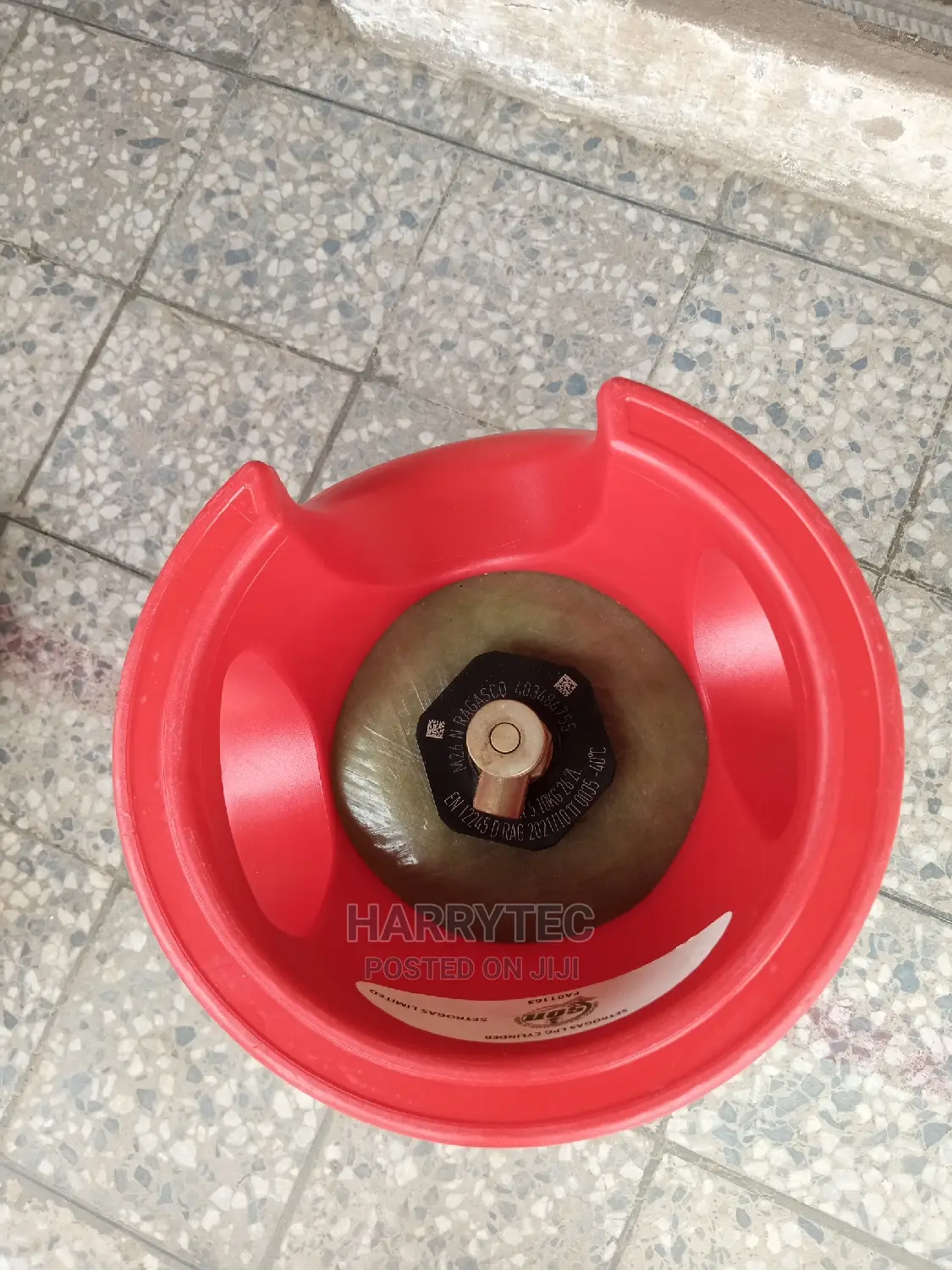 Transparent Plastic Cylinder 12:5 Kg