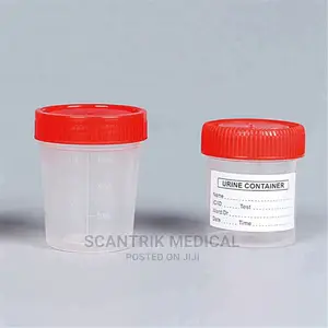Portable Plastic Stool/Urine Specimen Container